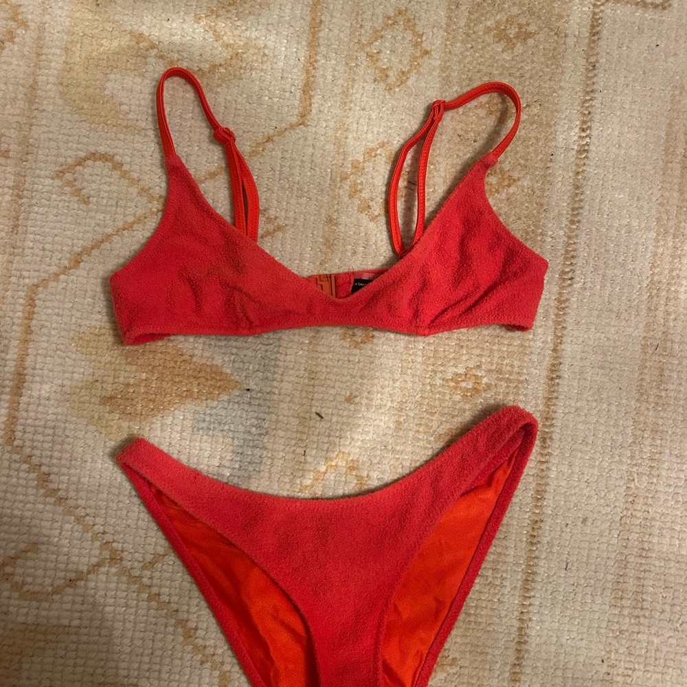 Triangl Swimwear Vibrant Orange Bikini